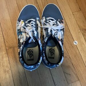 Vans Blue and White Casual Sneakers